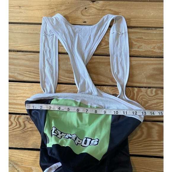 DNA Cycling Bib Cycling Shorts Size Medium Men’s Black White - Picture 8 of 9